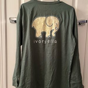 Green Ivory Ella Long Sleeve Tshirt